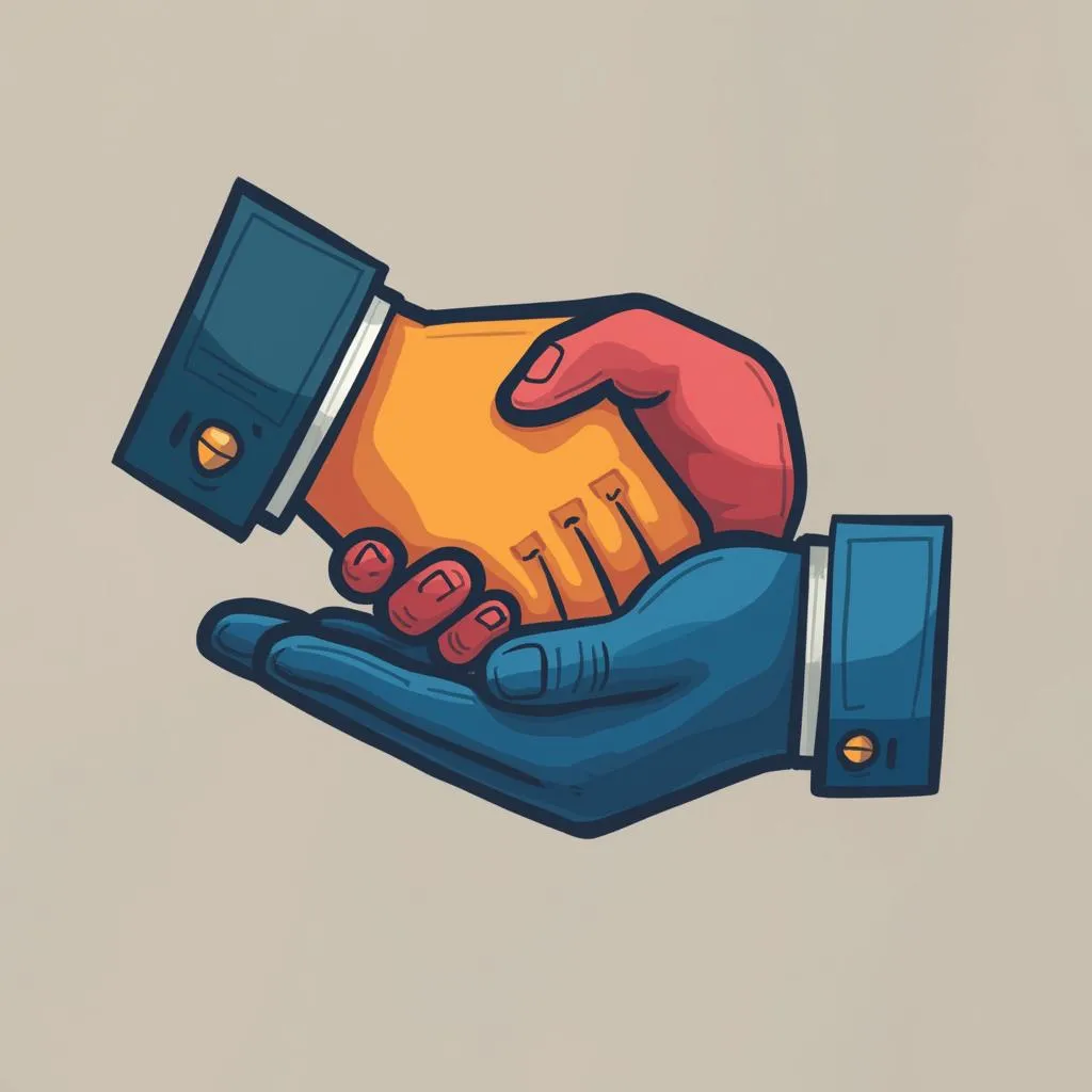 Icono Confianza y Relaciones Duraderas con Clientes